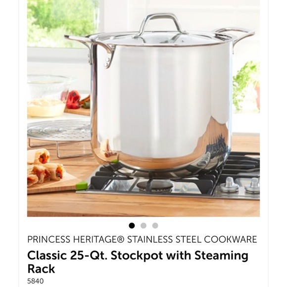Princess House | Kitchen | Princess House Silver Cookware Stockpot With ...
